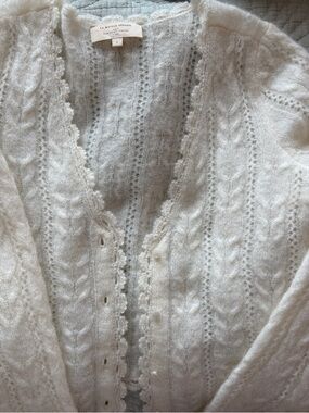 Sezane Antony cardigan in ecru